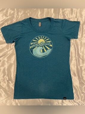 Seal Beach California  T-Shirt Teal Blue - Size Medium